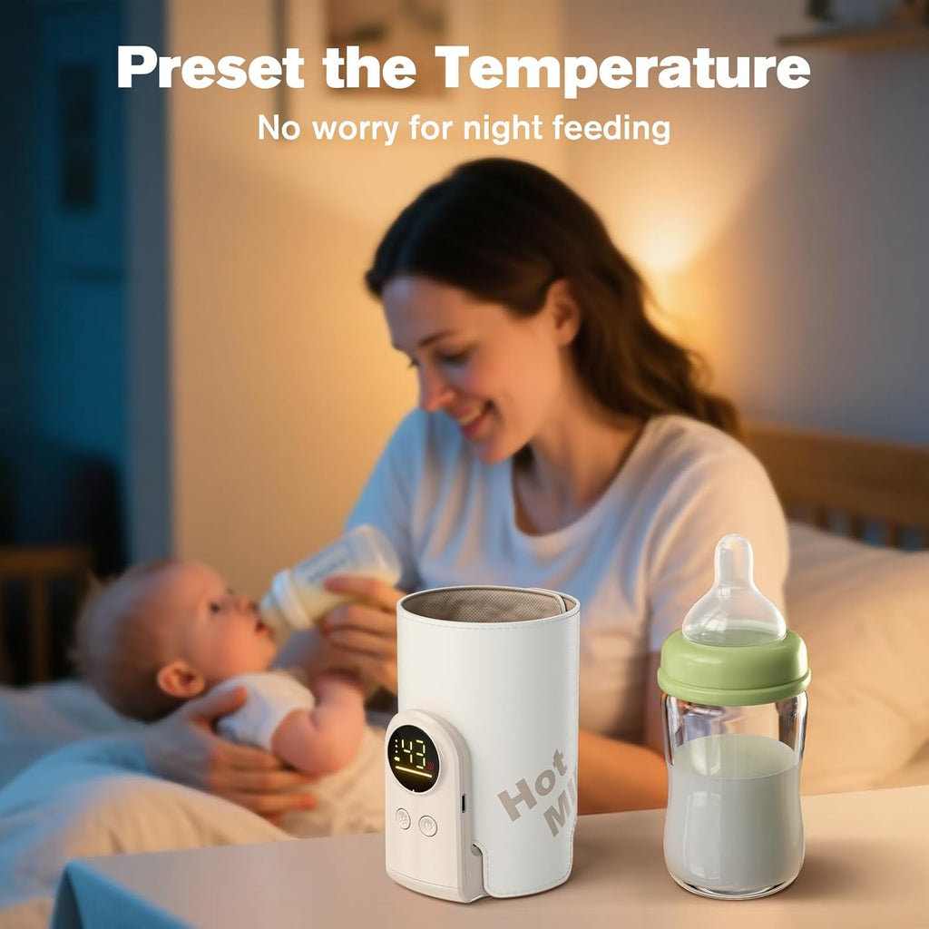 Portable 6 Heating Baby Bottle Warmer