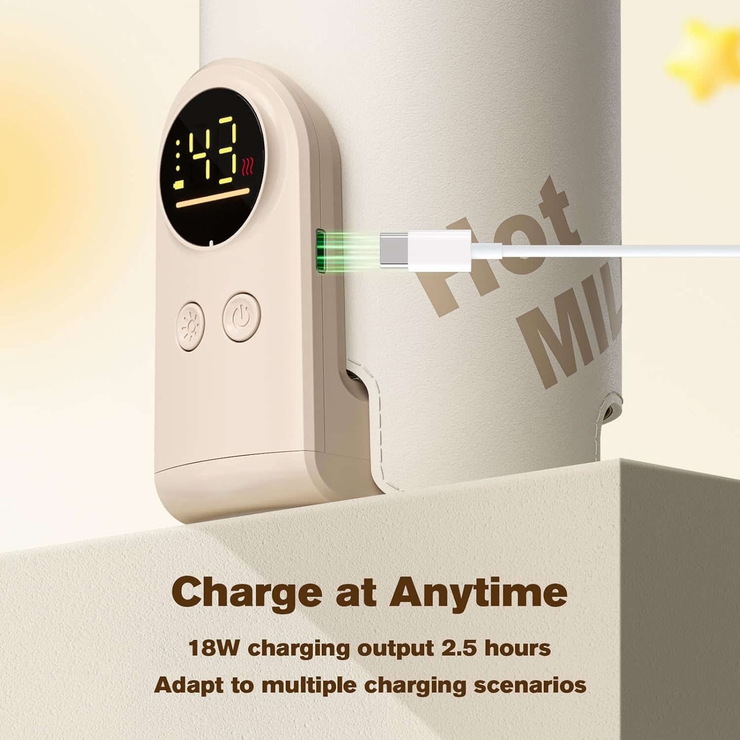 Portable 6 Heating Baby Bottle Warmer